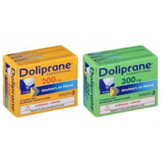 Hạ sốt dạng gói bột Doliprane Paracetamol 200mg và 300mg 12 giói